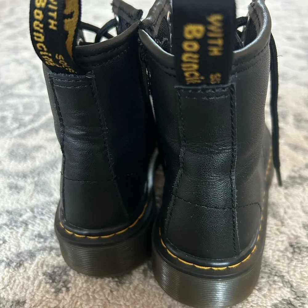 Dr. Marten's Kid's Collection 1460 Unisex Lace Up Boot- Black/ Size 12